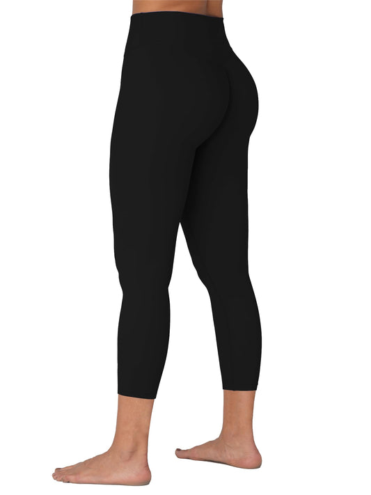 Sunzel Sunzfly Capri Leggings with Hidden Butt Scrunch, High Waisted Soft Cropped Workout Gym Yoga Pants with Tummy Control