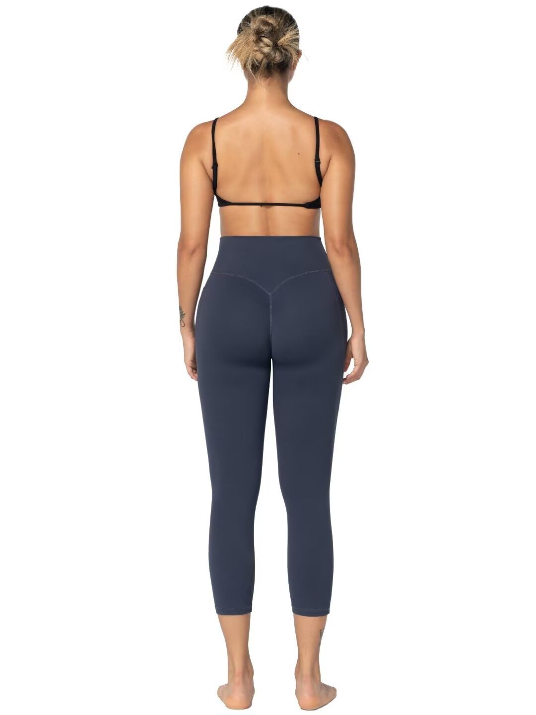 Sunzel Sunzfly Hidden Butt Scrunch Capri Leggings with Pockets for Women