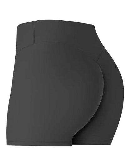 Sunzel 2.5" Women's Invisible Butt Scrunch Shorts, High Waisted Biker Shorts, Gym Workout Yoga Running Shorts with Tummy Control