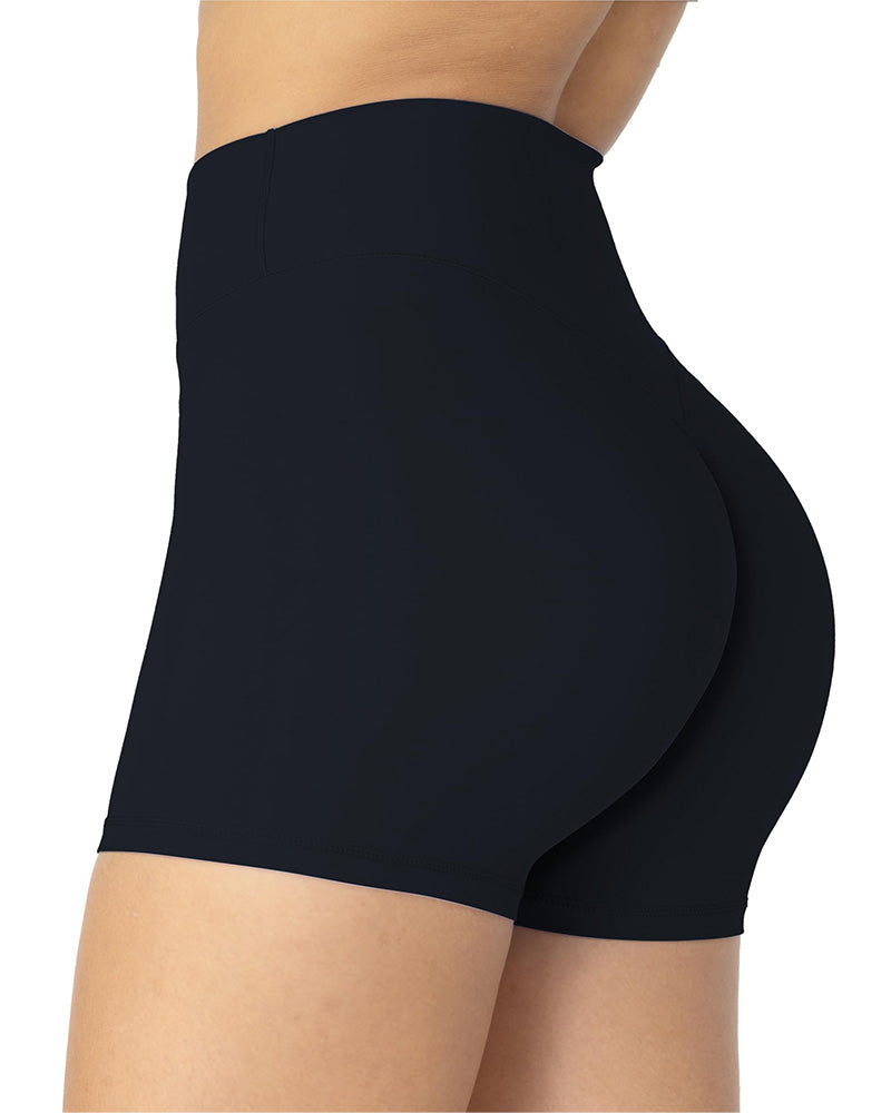 Sunzel 2.5" Women's Invisible Butt Scrunch Shorts, High Waisted Biker Shorts, Gym Workout Yoga Running Shorts with Tummy Control