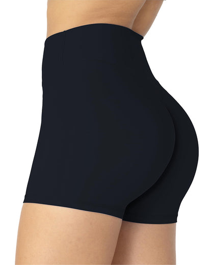 Sunzel 2.5" Women's Invisible Butt Scrunch Shorts, High Waisted Biker Shorts, Gym Workout Yoga Running Shorts with Tummy Control