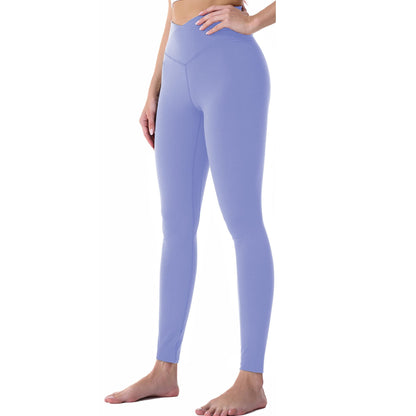 28" Workout Leggings - V Cross Waist