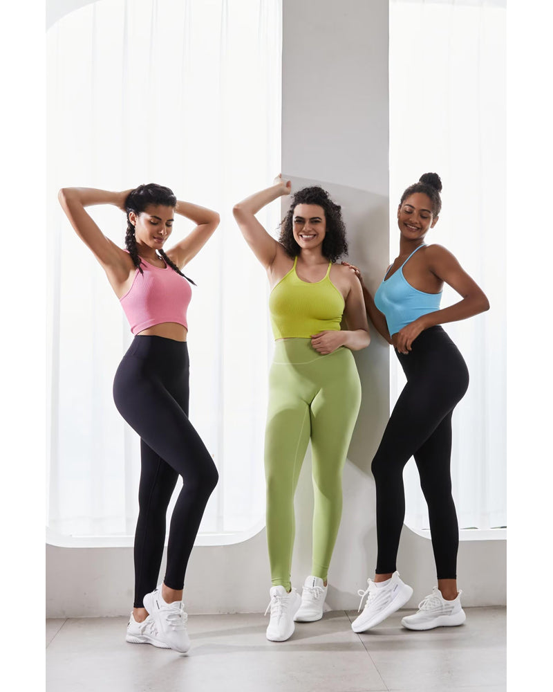 Sunzel No Front Seam High Waist Biker Shorts for Women Yoga Workout Size L  