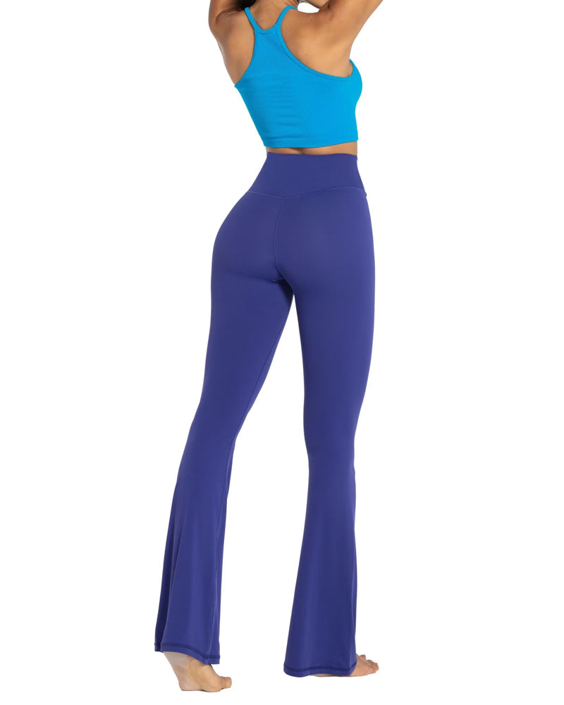 Sunzel Flare Leggings, Crossover Yoga Pants with Dominican