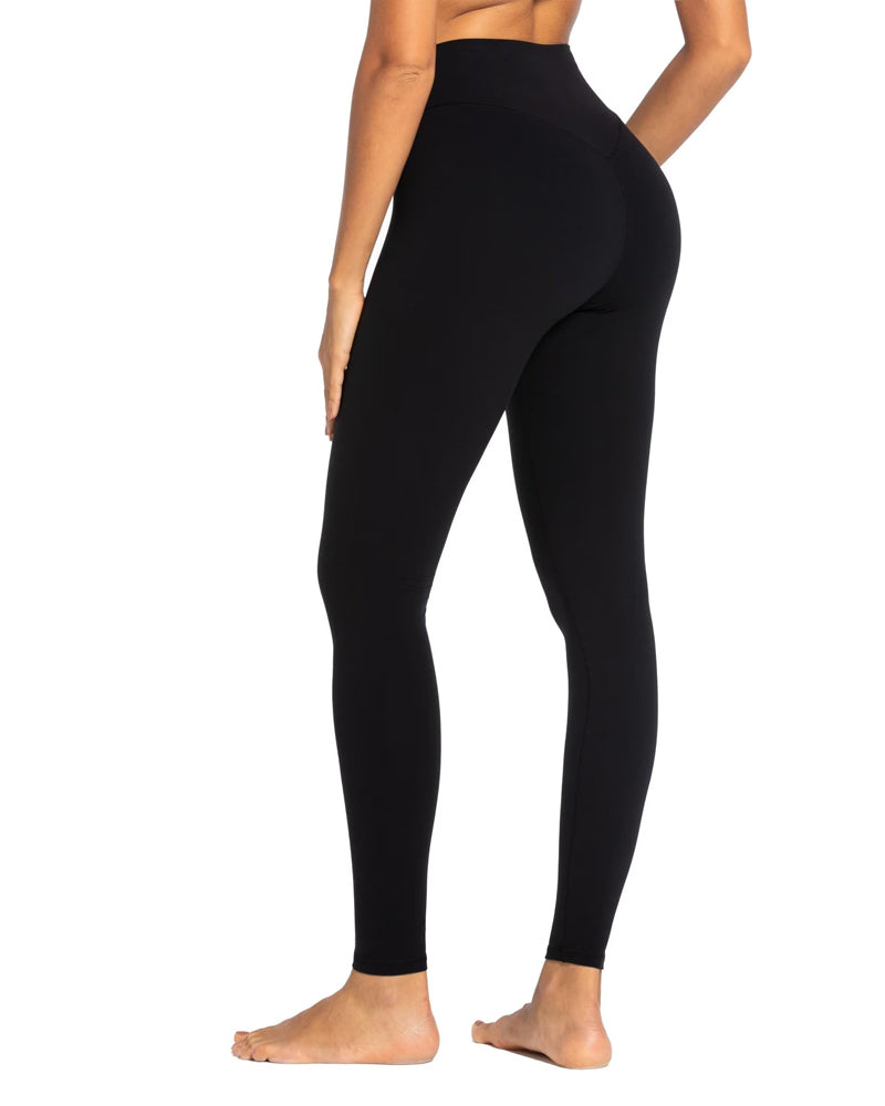Sunzel No Front Seam Workout Leggings for Women with Pockets, High