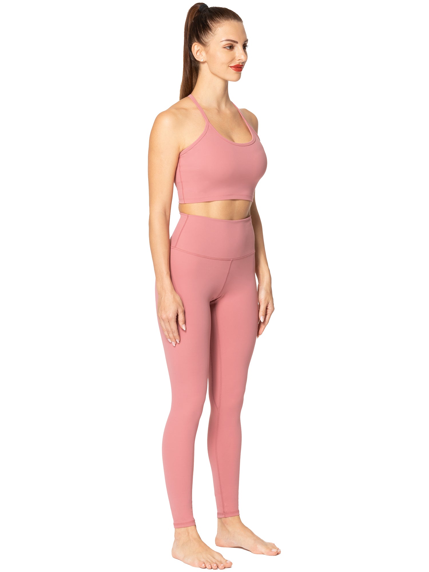 MMLLZEL Seamless Yoga Set Women Workout Sportswear Gym Clothing Female  Clothes High Waist Leggings Sport Bra Crop Top (Color : B, Size : Small) :  : Clothing, Shoes & Accessories
