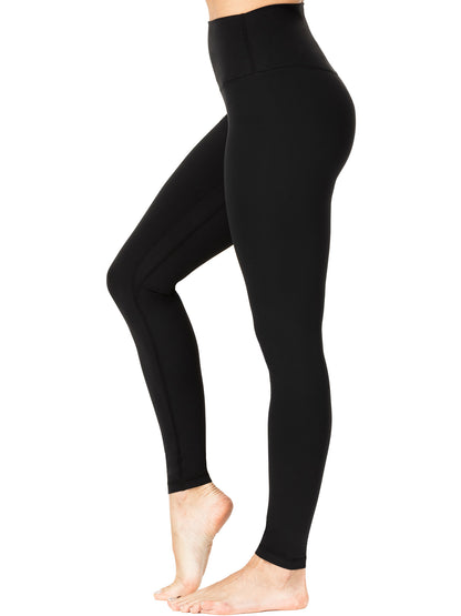Zelos Women's Leggings Yoga Pants Color Black Size Medium