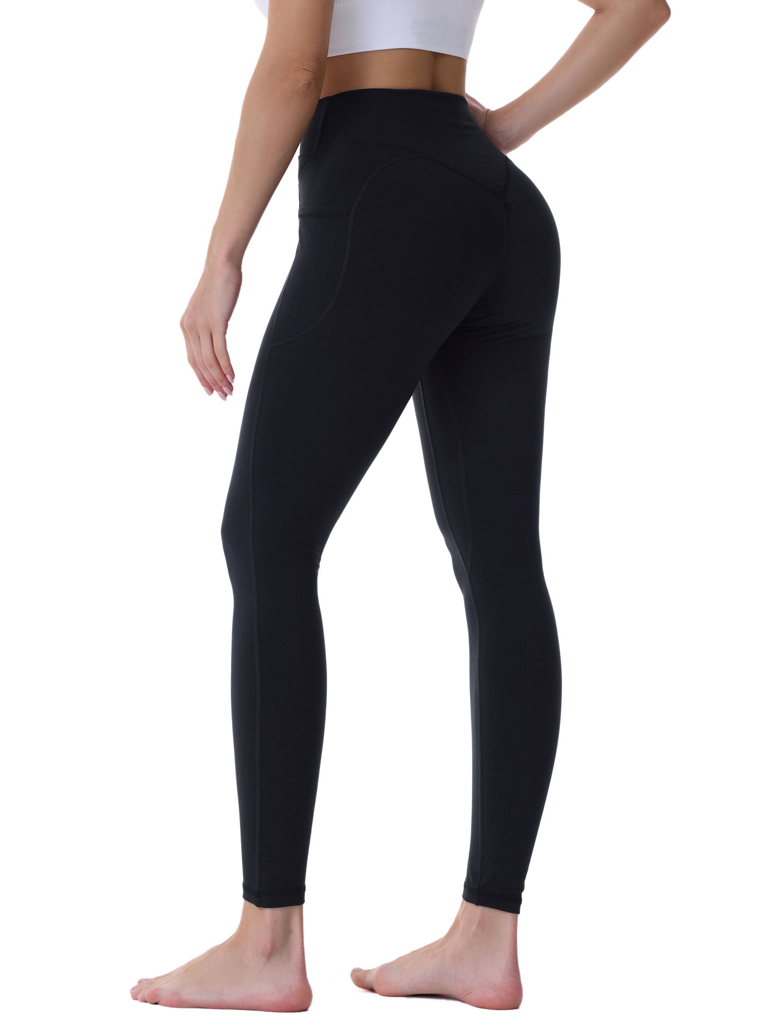 Sunzel Women's Workout Leggings with Pockets, High Waisted Tummy